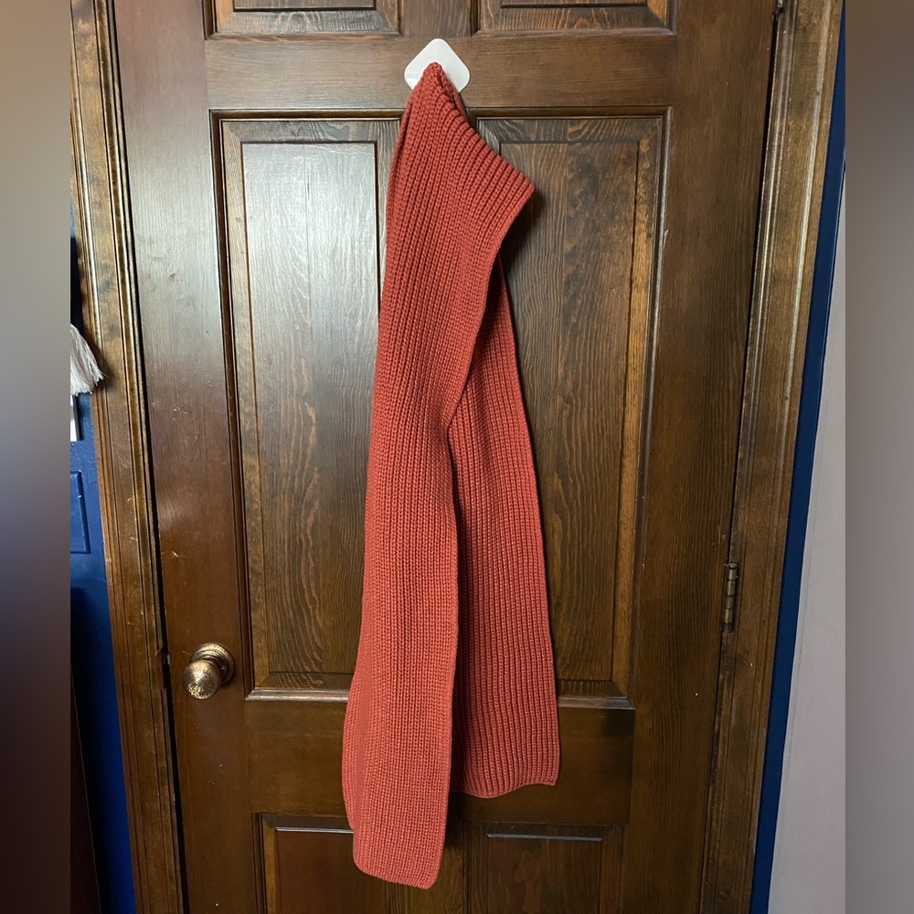 Knit pumpkin scarf from Target brand - A New Day